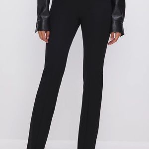 Good American PONTE PULL-ON FLARE PANTS